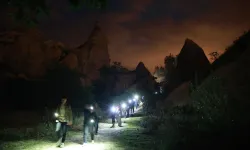 Kızılçukur Vadisi’nde Dolunay Yürüyüşü Yapıldı