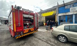 Nevşehir oto tamir atölyesinde soba kaynaklı yangın