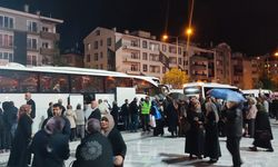 Nevşehir'den İlk hac kafilesi dualarla uğurlandı