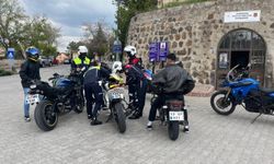 Jandarmadan Ortahisar ve Mustafapaşa'da motosiklet denetimi
