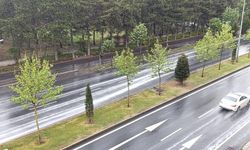 Nevşehir'de yağış sonrası yollar köpürdü