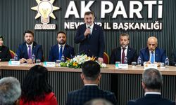Cumhurbaşkanı Yardımcısı Yılmaz AK Parti Nevşehir İl Başkanlığını ziyaret etti