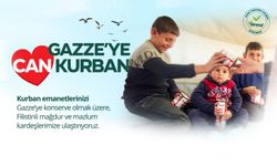 Verenel Derneği'nden Gazze'ye Kurban Bağışı