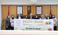 Misafirler, İl Millî Eğitim Müdürü Yusuf Yazıcı’yı Ziyaret Ettiler