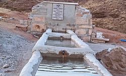 Nevşehir Dadağı köyünde oğlu adına çeşme yaptırdı