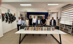 Gülşehir Şehit Hamide Sibel Çetinkaya Anadolu Lisesi Kütüphanesine Kitap Bağışı