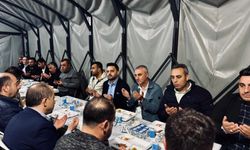AK Parti Nevşehir Heyeti Ahmet Yalvaç hocanın taziye çadırında dualarda Bulundu