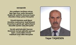 Şair Yaşar Taşkesen'in kaleminden Nevşehir şiiri
