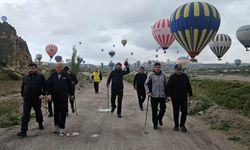 Kapadokya'da doğa yürüyüşlerine ilgi arttı