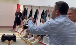 Başkan Arı, soyunma odasındaki konuşması ile gündem oldu