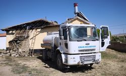 Nevşehir'in Topaklı köyü'nde yangın: Evin çatısı kül oldu