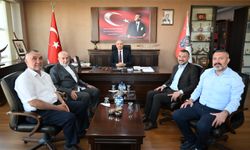 Nevşehir'in Kanaat Önderi Hafız Cemil Usta ve Beraberindeki Heyetten Emniyet Müdürü'ne Ziyaret