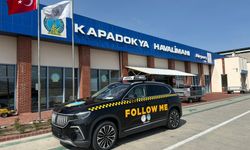 TOGG, Kapadokya Havalimanı’nda 'Follow me' aracı oldu