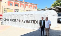 Nar Belediyesi’ne Hayırsever Bağışı: Taziye Çadırı Teslim Edildi
