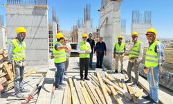Kaymakam Bilici’den Avanos Kız MTAL İnşaatına İnceleme