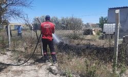 Nevşehir'in Bozca Köyü'nde Çıkan Anız Yangını Söndürüldü