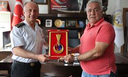 Komutan Öksüz'den Başkan Eren'e ziyaret