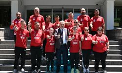 Vali Fidan, Down Sendromlu Milli Sporcuları Kabul Etti
