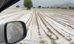 Nevşehir'de sel ve dolu tarım arazilerini vurdu