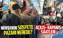 Kültür merkezi sosyete pazarı Nevşehir'de bugün