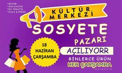 Nevşehir'de Kültür merkezi sosyete pazarı yarın kapılarını açıyor