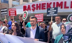 Nevşehir Devlet Hastanesi önünde eylem yaptılar