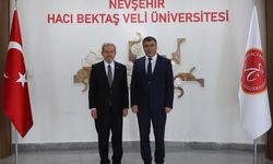 Ankara Üniversitesi Rektörü Ünüvar'dan NEVÜ Rektörü Aktekin'e Ziyaret