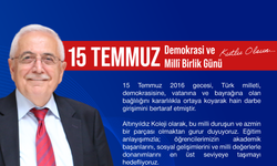 Ragıp Özaltın'dan 15 Temmuz Mesajı