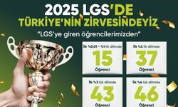 2025 LGS’de Türkiye’nin Zirvesindeyiz