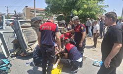 Nevşehir Kozaklı'da feci kaza! 1'i ağır 3 yaralı