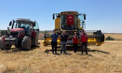 Hacıbektaş’ta buğday ve arpa hasadı tamamlandı