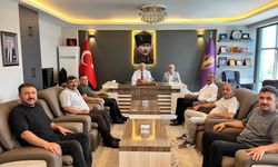 Başkan Pınarbaşı, Düzgün ve heyetini kabul etti