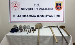 Nevşehir'de Kaçak Kazıya Operasyon! 4 Kişi Suçüstü Yakalandı