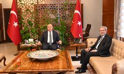 Ankara Üniversitesi Rektörü Ünüvar’dan Nevşehir Valisi Fidan’a Ziyaret