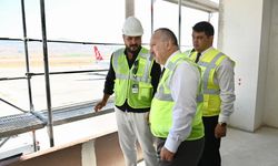 Vali Fidan, Kapadokya Havalimanı Yeni Terminal Alanında İncelemelerde Bulundu