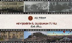 Vali Fidan’dan Nevşehir’in İl Oluşunun 71. Yılına Kutlama Mesajı