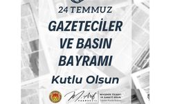 NTSO Başkanı M. Arif Parmaksız’dan 24 Temmuz Basın Bayramı Mesajı