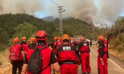 İHH Nevşehir ekipleri yangınlarla mücadele ediyor