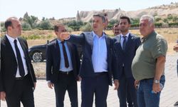 Kapadokya Alan Başkanı Aslanbay'dan Göreme’de İnceleme