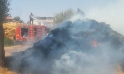 Nevşehir’in Yeşilöz Köyünde Saman Balyaları Küle Döndü