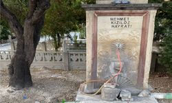 Nevşehir’de Mezarlık Çeşmesinin Taşları Kırıldı