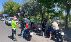 Avanos'ta "abartı egzoz ve modifiye" denetimi