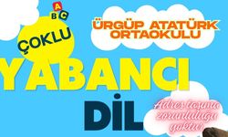 Ürgüp Atatürk Ortaokulu 'Çoklu Yabancı Dil Eğitim Programı' kapsamına alındı