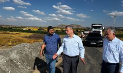 Çat-Karacaşar yolu genişletme çalışmaları sürüyor