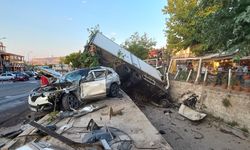 Nevşehir Göreme’de Kamyon Ortalığı Savaş Alanına Çevirdi