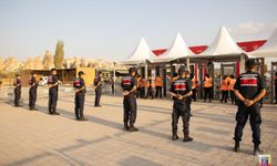 Nevşehir Kültür Yolu Festivali’nde Jandarma Görevde