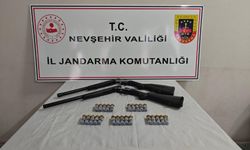 Nevşehir’de Yol Kontrolünde Ruhsatsız Silah Ele Geçirildi