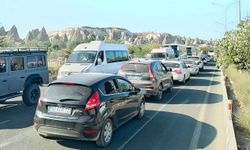 Balon Festivali Nedeniyle Nevşehir-Göreme Yolu Kilitlendi