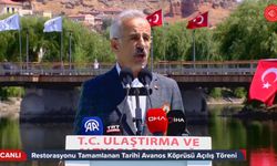 Bakan Uraloğlu, Tarihi Avanos Köprüsü'nün açılışını yaptı