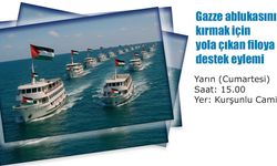 Nevşehir halkı Sumud Filosuna destek için buluşuyor